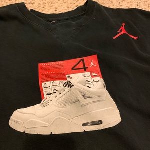 Air Jordan retro 4 shirt xxl